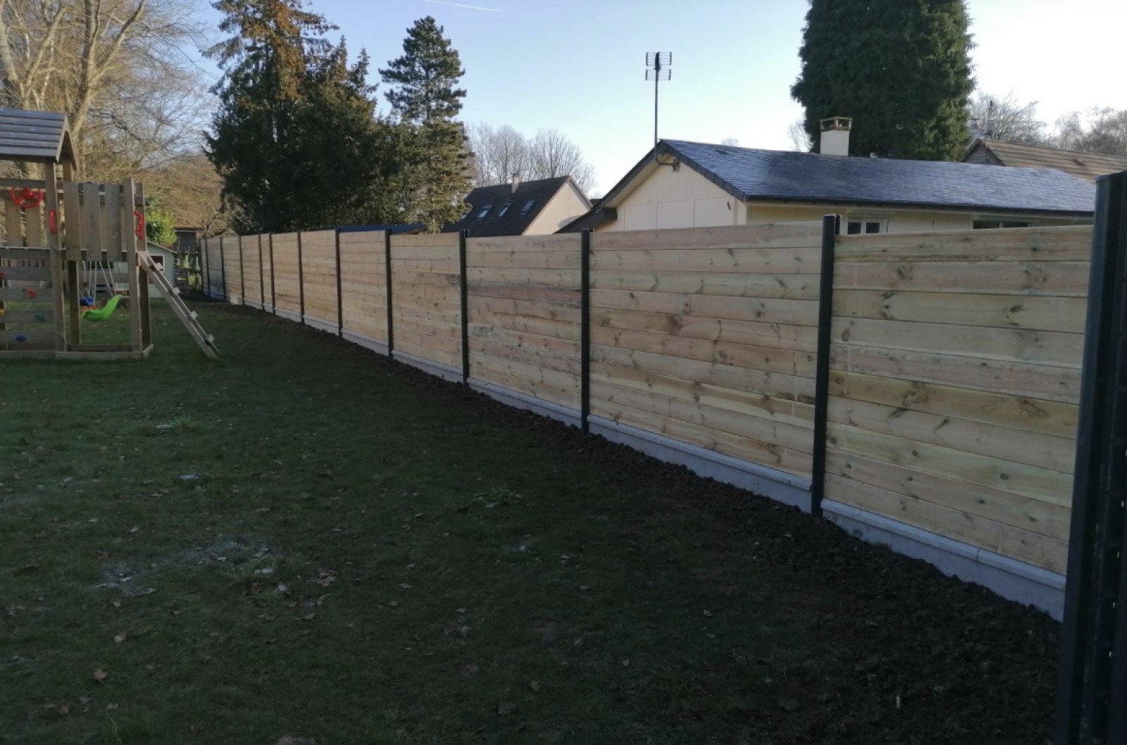Devis pour clôture de jardin et grillage rigide à Octeville sur Mer